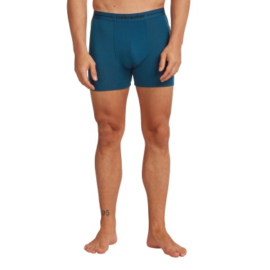Icebreaker Boxershort Anatomica (Merinowolle) Unterwäsche atlantisblau Herren